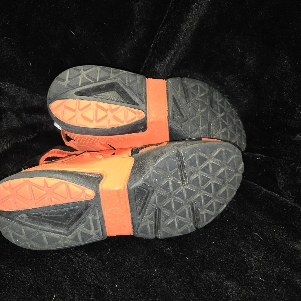 Nike Black and Orange Athletic Sneakers